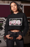 I AM HER en Rose - Women's Cropped Fleece Hoodie