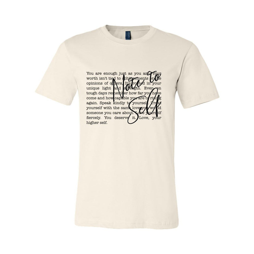 Note to Self - Women's Tee – Sacred Reminders