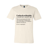 UnF*ckwithable Definition Women's Tee | Women’s Confidence Tee - Black