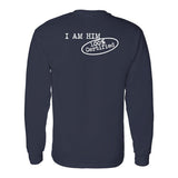 I AM HIM — King Sovereign | White Ink | Long Sleeve Tee | King Collection