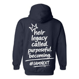 I AM HIM — Prince Becoming | White Ink | Pullover Hoodie | Legacy Collection