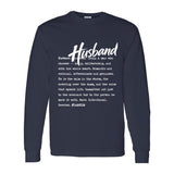 I AM HIM — Husband Definition | White Ink | Long Sleeve Tee | Definitions of HIM Collection