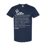 I AM HIM — Son Definition | White Ink | T-Shirt | Legacy Collection