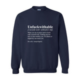 Unf*ckwithable Crewneck | Defined by Peace