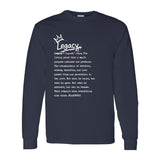 I AM HIM — Legacy Definition | White Ink | Long Sleeve Tee | Legacy Collection