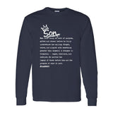 I AM HIM — Son Definition | White Ink | Long Sleeve Tee | Legacy Collection
