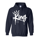 I AM HIM — King Anointed | White Ink | Pullover Hoodie | King Collection
