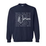 Definition of a Woman Crewneck – The Statement. The Standard - W