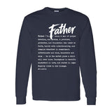 I AM HIM — Father Definition | White Ink | Long Sleeve Tee | Definitions of HIM Collection