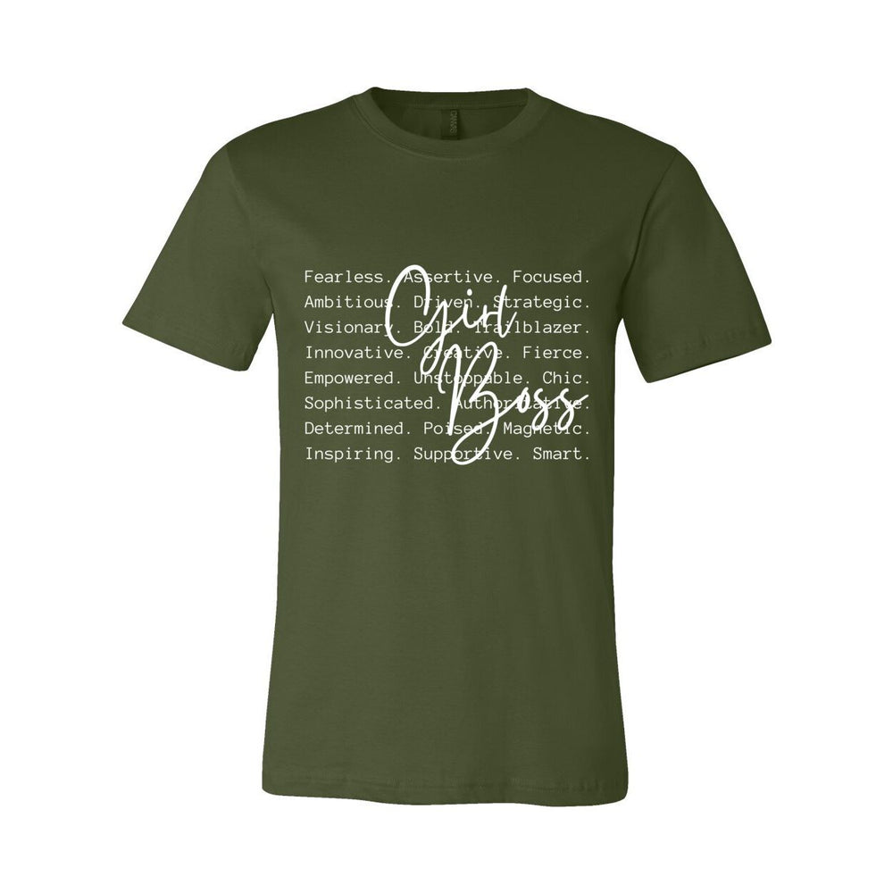 Girlboss Women's Tee – Definition of a Boss Babe - White