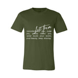 Let Them - Women's Empowerment Tee  - White