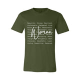 Definition of a Woman - Woman's Empowerment Tee - White