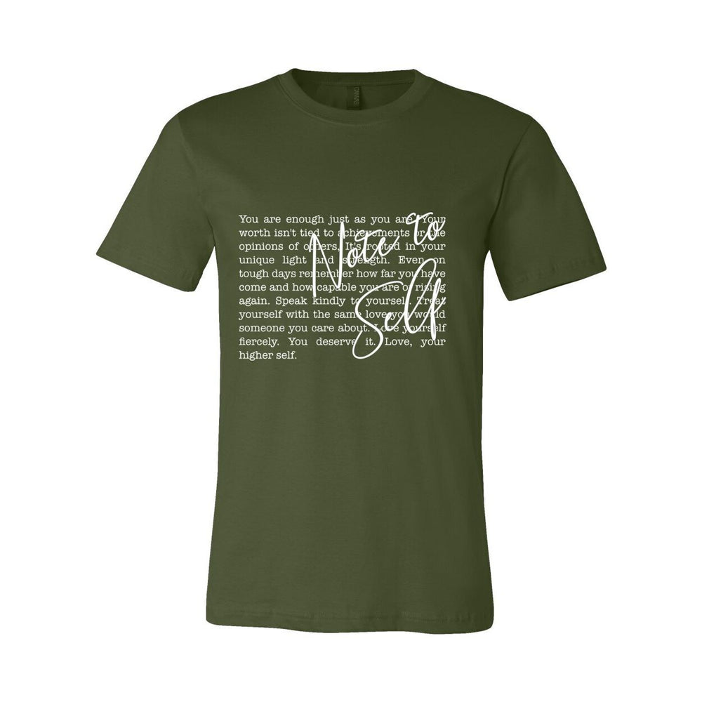 Note To Self Women's Tee – Sacred Reminders - White