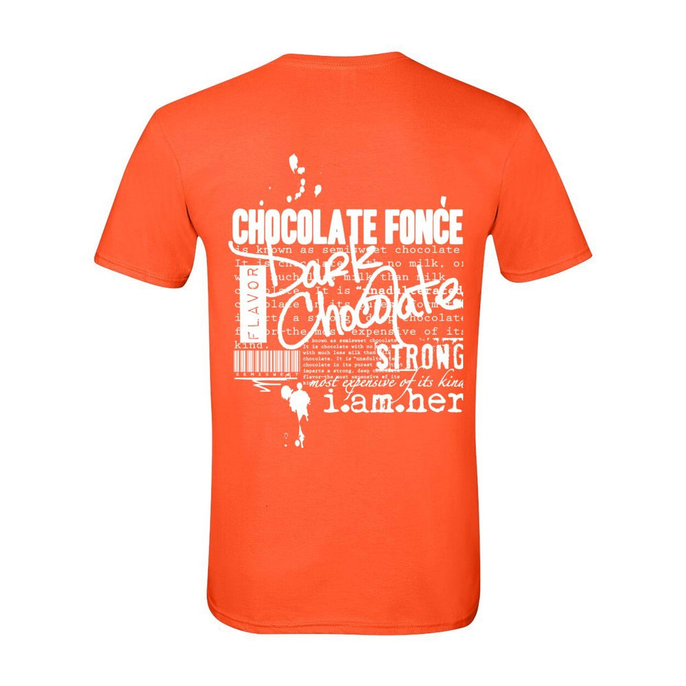 Dark Chocolate Women's Tee – Chocolat Fonce | Deep. Bold. Beautiful - White