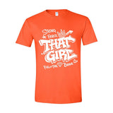 That Girl — White Graffiti Graphic Tee | Around the Way Girl Collection