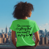 PowHERful She Overcame Women's T-Shirt