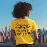 PowHERful She Overcame Women's T-Shirt