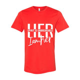 HER Spirit is Unbreakable Women's Tee – HER Light Can’t Be Dimmed - White