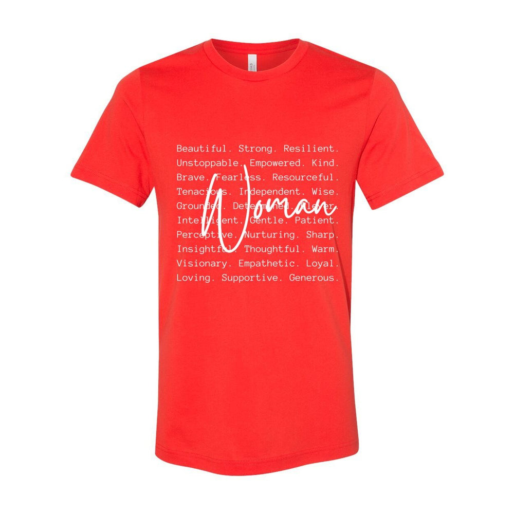Definition of a Woman - Woman's Empowerment Tee - White