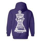I AM HIM — King's Gambit | White Ink | Pullover Hoodie | King Collection