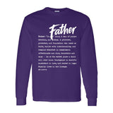 I AM HIM — Father Definition | White Ink | Long Sleeve Tee | Definitions of HIM Collection