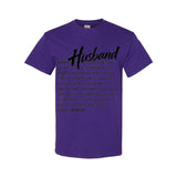 I AM HIM — Husband Definition | Black Ink | T-Shirt | Definitions of HIM Collection