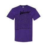 I AM HIM — Warrior Definition | Black Ink | T-Shirt | Definitions of HIM Collection
