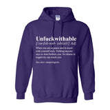 Unf*ckwithable Hoodie | Unbothered Energy - White