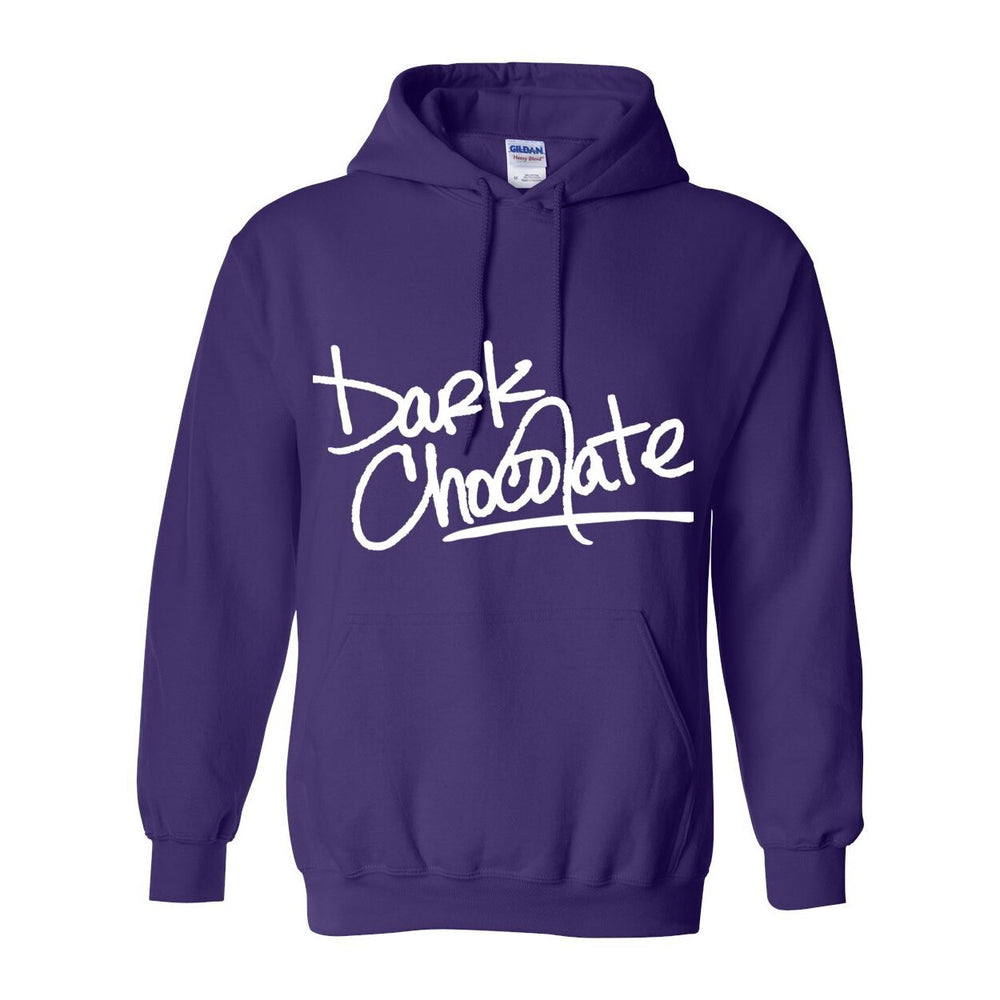 Dark Chocolate – Women's Hoodie | Deep Melanin Royalty | Statement Hoodie for Black Women - White