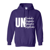 Unbreakable Unstoppable Unapologetic Unforgettable - Women's Hoodie - White