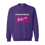 Phenomenal Woman, That's Me - Women's Crewneck Sweater - White