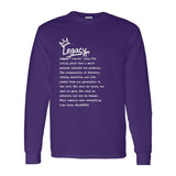I AM HIM — Legacy Definition | White Ink | Long Sleeve Tee | Legacy Collection