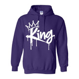 I AM HIM — King Anointed | White Ink | Pullover Hoodie | King Collection