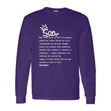I AM HIM — Son Definition | White Ink | Long Sleeve Tee | Legacy Collection