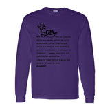 I AM HIM — Son Definition | Black Ink | Long Sleeve Tee | Legacy Collection