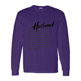 I AM HIM — Husband Definition | Black Ink | Long Sleeve Tee | Definitions of HIM Collection