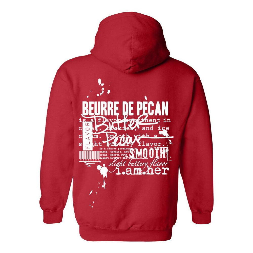 Butter Pecan – Women's Hoodie | Caramel Brown Melanin Affirmation - White