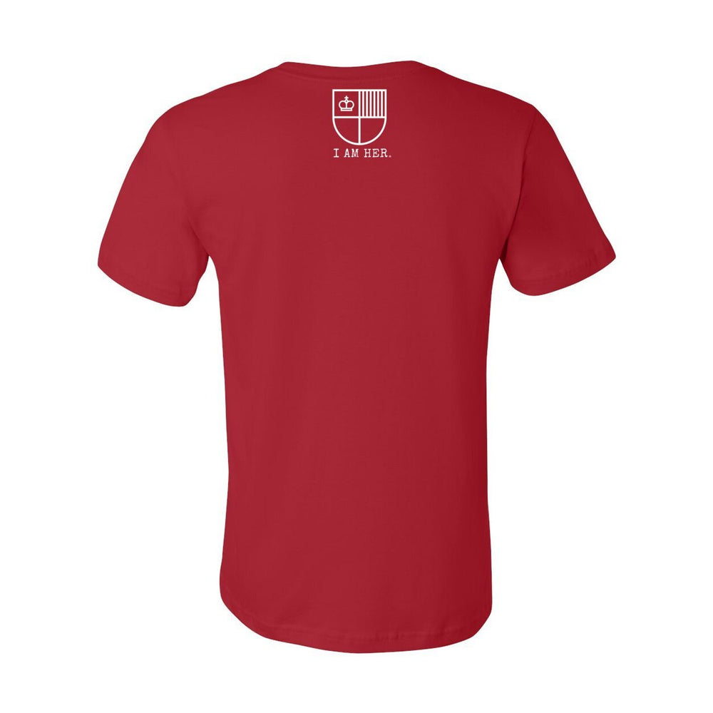 Unwavering Resolve Women's Tee – HER Faith Stands Firm - White