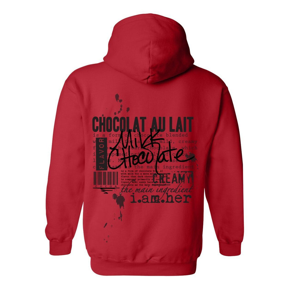 Milk Chocolate – Women's Hoodie | Warm Brown Glow | Empowerment Hoodie for Her