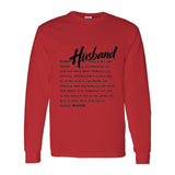 I AM HIM — Husband Definition | Black Ink | Long Sleeve Tee | Definitions of HIM Collection
