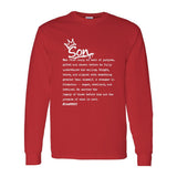 I AM HIM — Son Definition | White Ink | Long Sleeve Tee | Legacy Collection