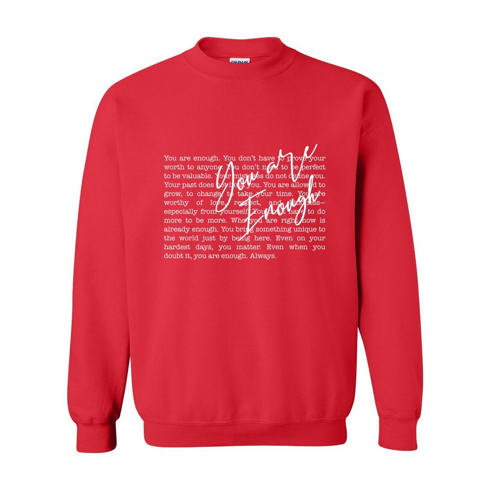 You Are Enough  Women's Crewneck – The Gospel of Worthiness - W