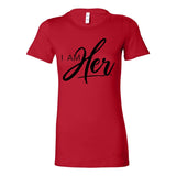 I AM HER Signature Tee: Empowering Women's Graphic T-Shirt