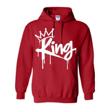 I AM HIM — King's Gambit | White Ink | Pullover Hoodie | King Collection