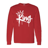 I AM HIM — King Sovereign | White Ink | Long Sleeve Tee | King Collection