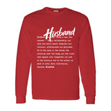I AM HIM — Husband Definition | White Ink | Long Sleeve Tee | Definitions of HIM Collection