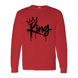 I AM HIM — King Sovereign | Black Ink | Long Sleeve Tee | King Collection