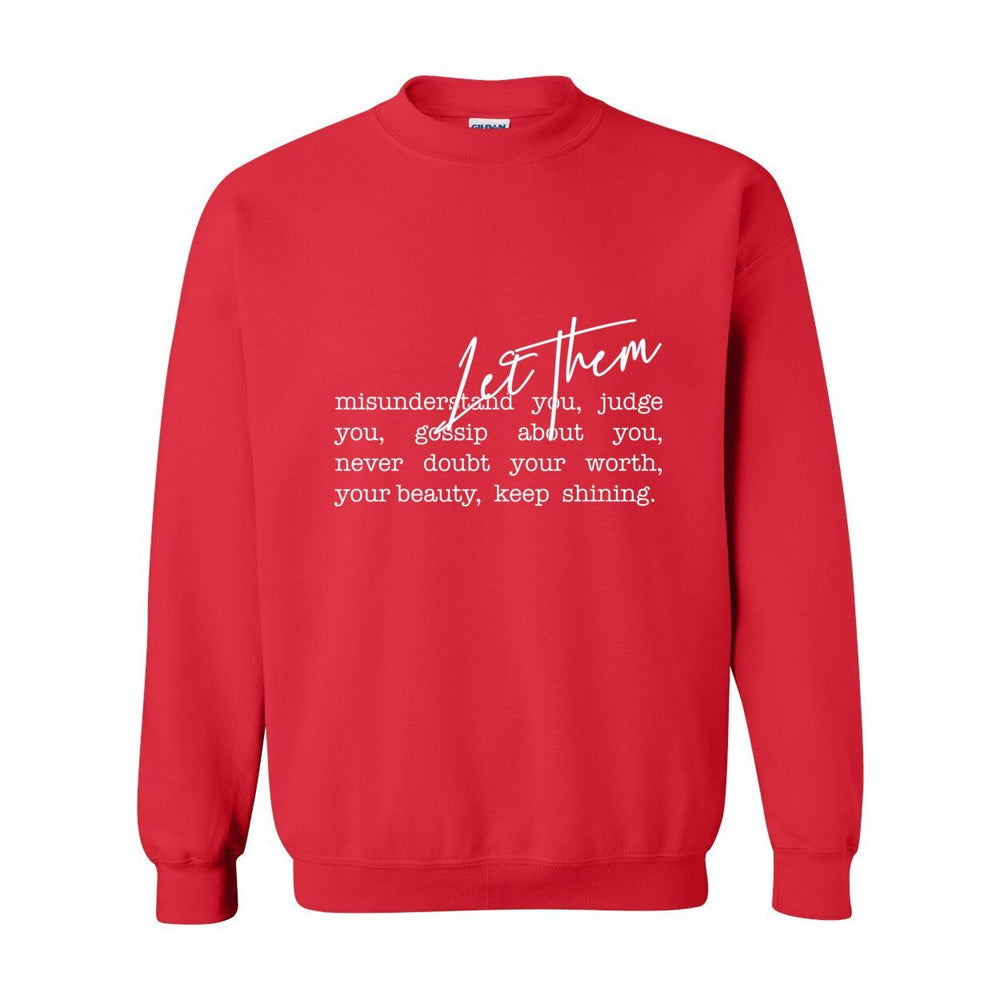 Let Them Crewneck – Soft Strength. Quiet Confidence. W