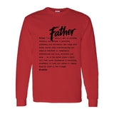 I AM HIM — Father Definition | Black Ink | Long Sleeve Tee | Definitions of HIM Collection