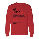 I AM HIM — Son Definition | Black Ink | Long Sleeve Tee | Legacy Collection